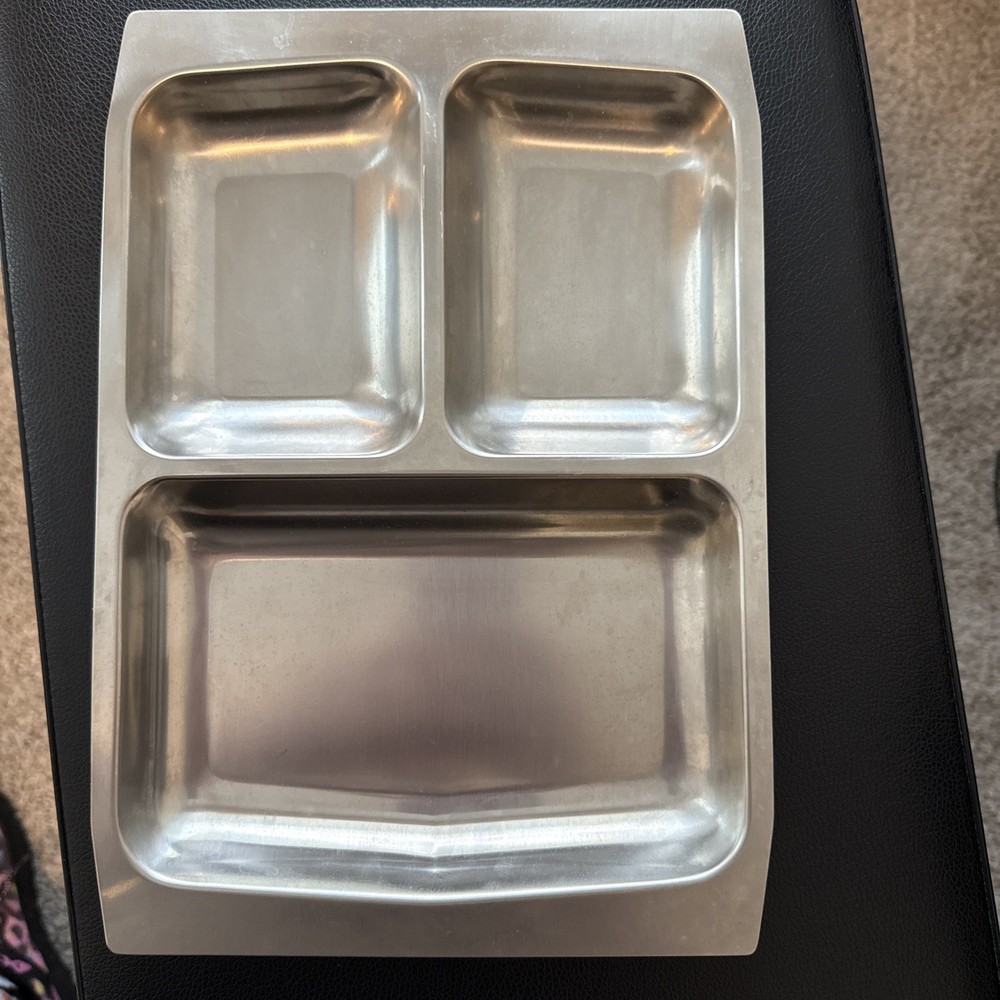 SELANDIA Denmark Stainless Divided Serving Appetizer Tray ~ Modern