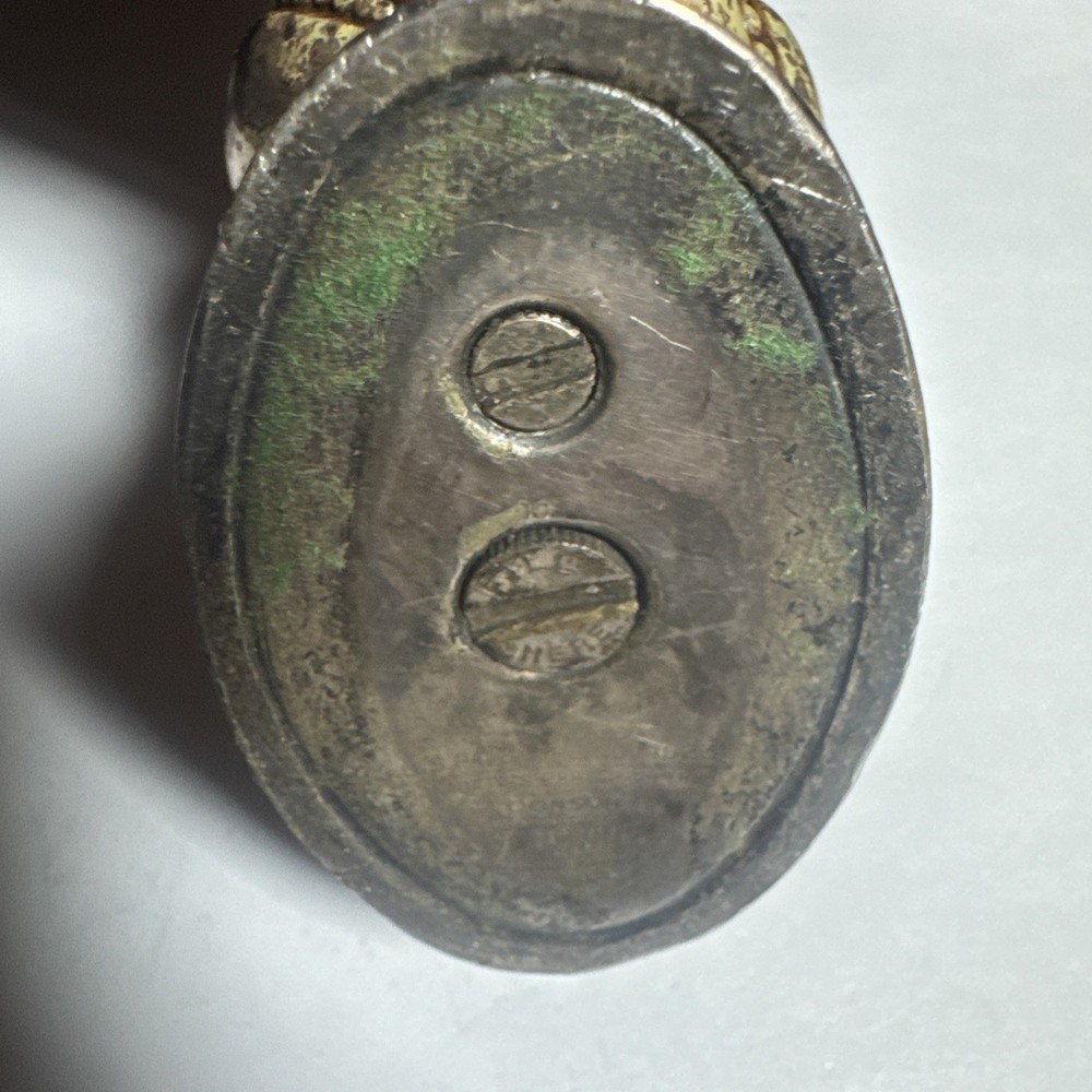 Vintage Silver Plate RONSON CROWN Table Lighter US