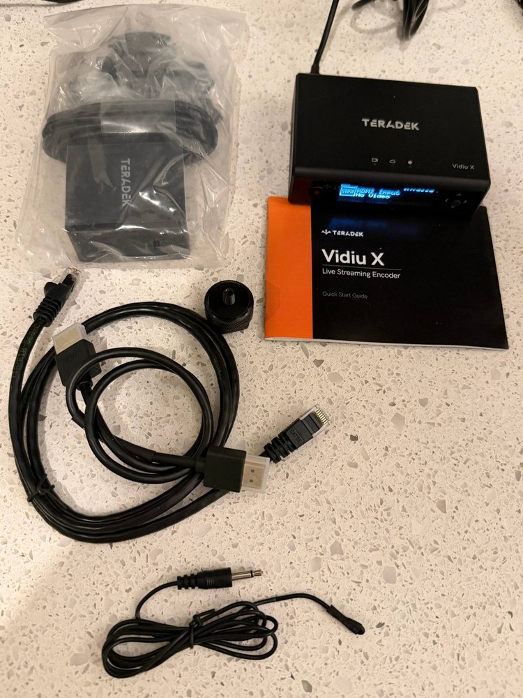 Teradek VidiU X HD Live Streaming Encoder - Good Condition w/ Accessories