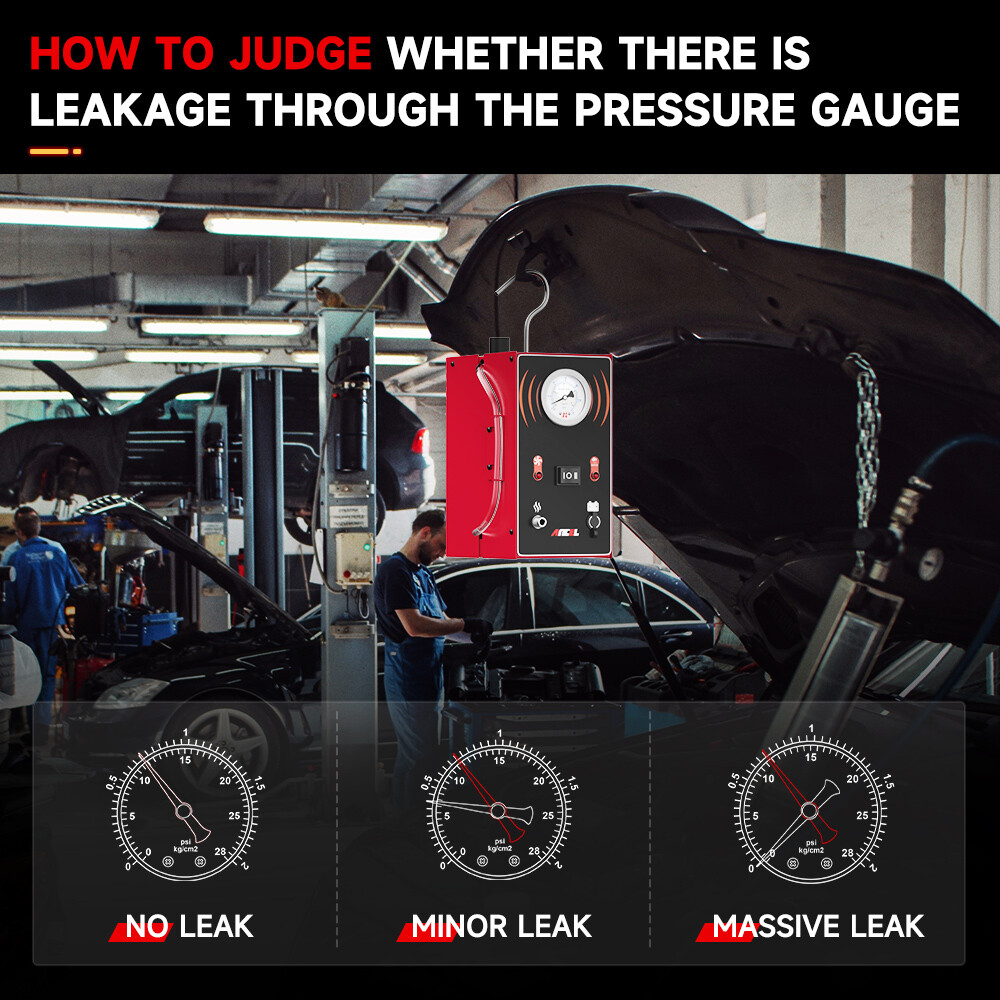 ANCEL EVAP Machine Smoke Leak Detector Auto Car Pipe System Diagnostic Tester