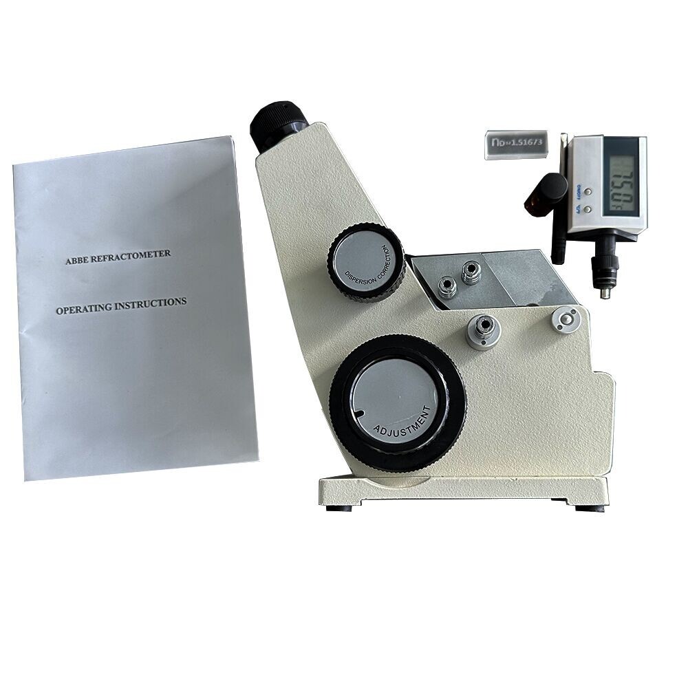 Abbe Refractometer Monocular Abbe Refractometer with 1.3000-1.7000nD 0-95% Brix