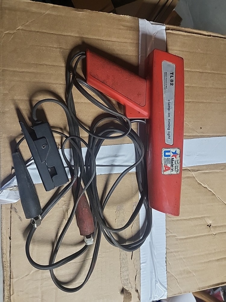 Mac Tools TL 82 Clamp-on Timing Light 6 Or 12 Volt Not Tested