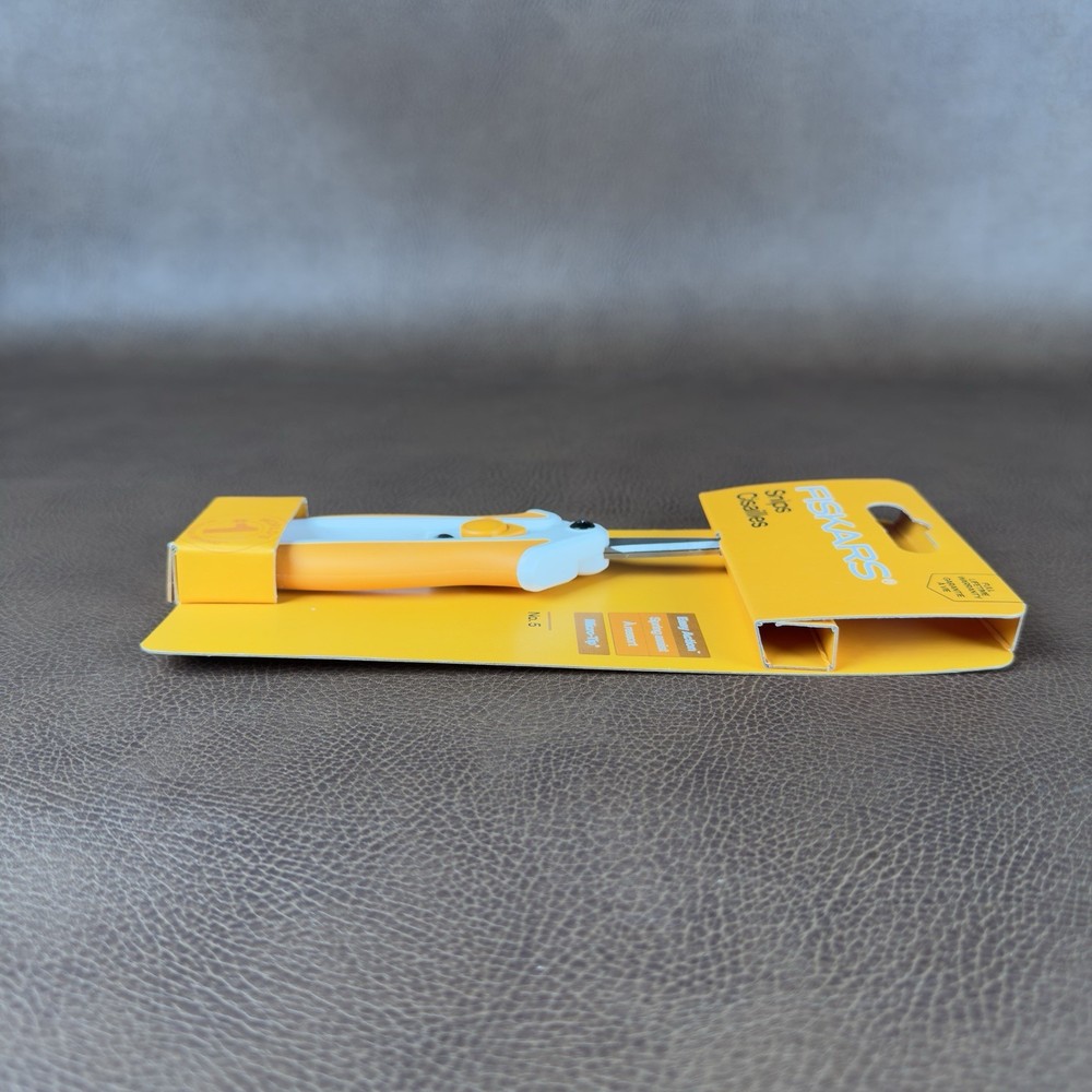 Fiskars Easy Action 6" Fabric Snips Micro-Tip No. 5 Soft Grip Spring Assist