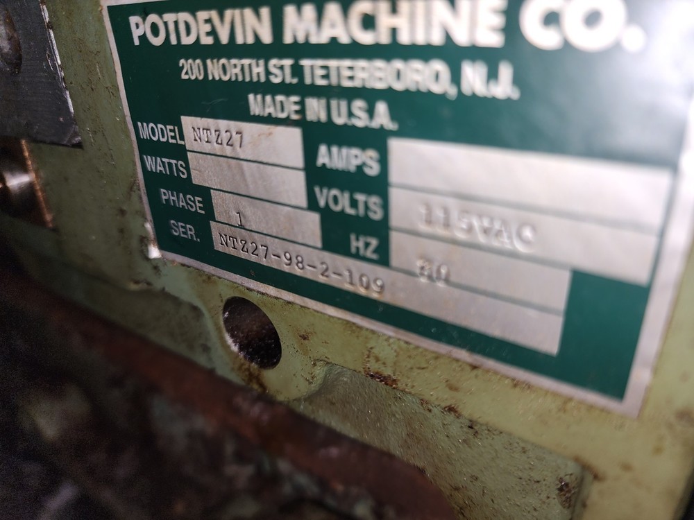 Potdevin NTZ27 Cold Gluer