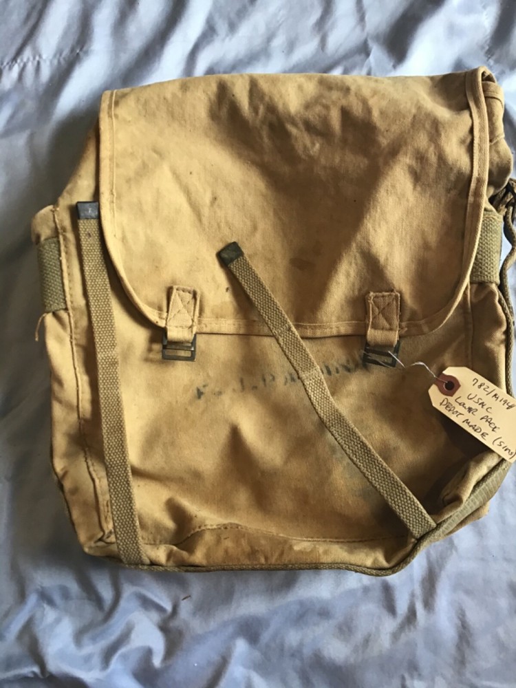 USMC 782 Named Depot Made Upper & Lower Pack