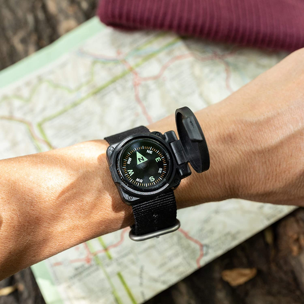 Armarmour 1 - Shielded Wrist Compass with Rugged Tactical Strap