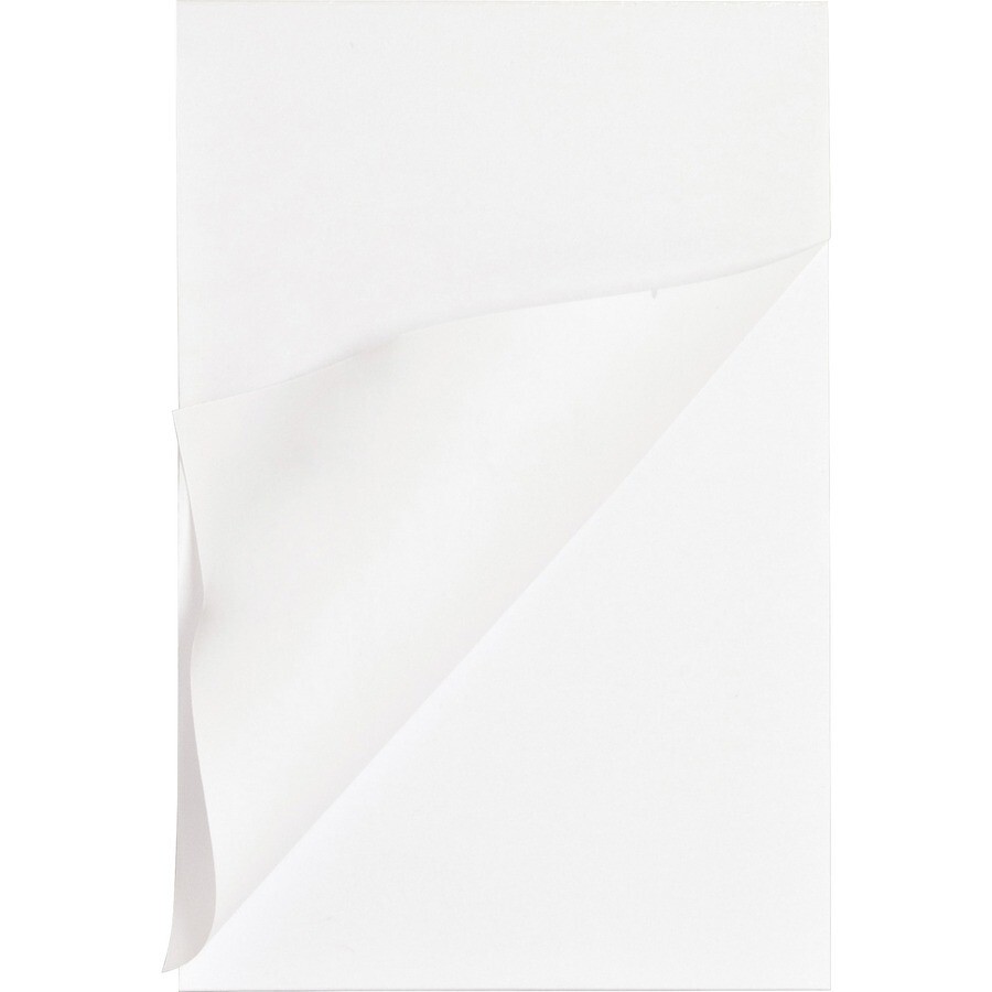 Business Source Plain Memo Pads 100 Sheets - Plain - Glued - Unruled - 12 Pads