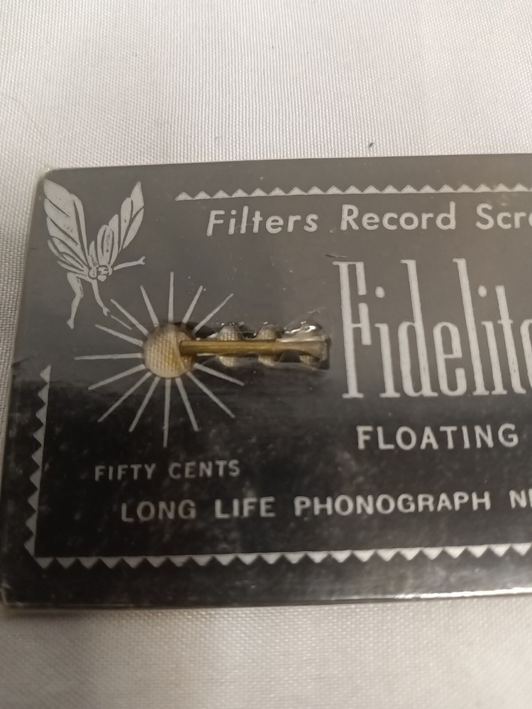 Fidelitone Floating Point Long Life Phonograph Needle Filters Record Scratch