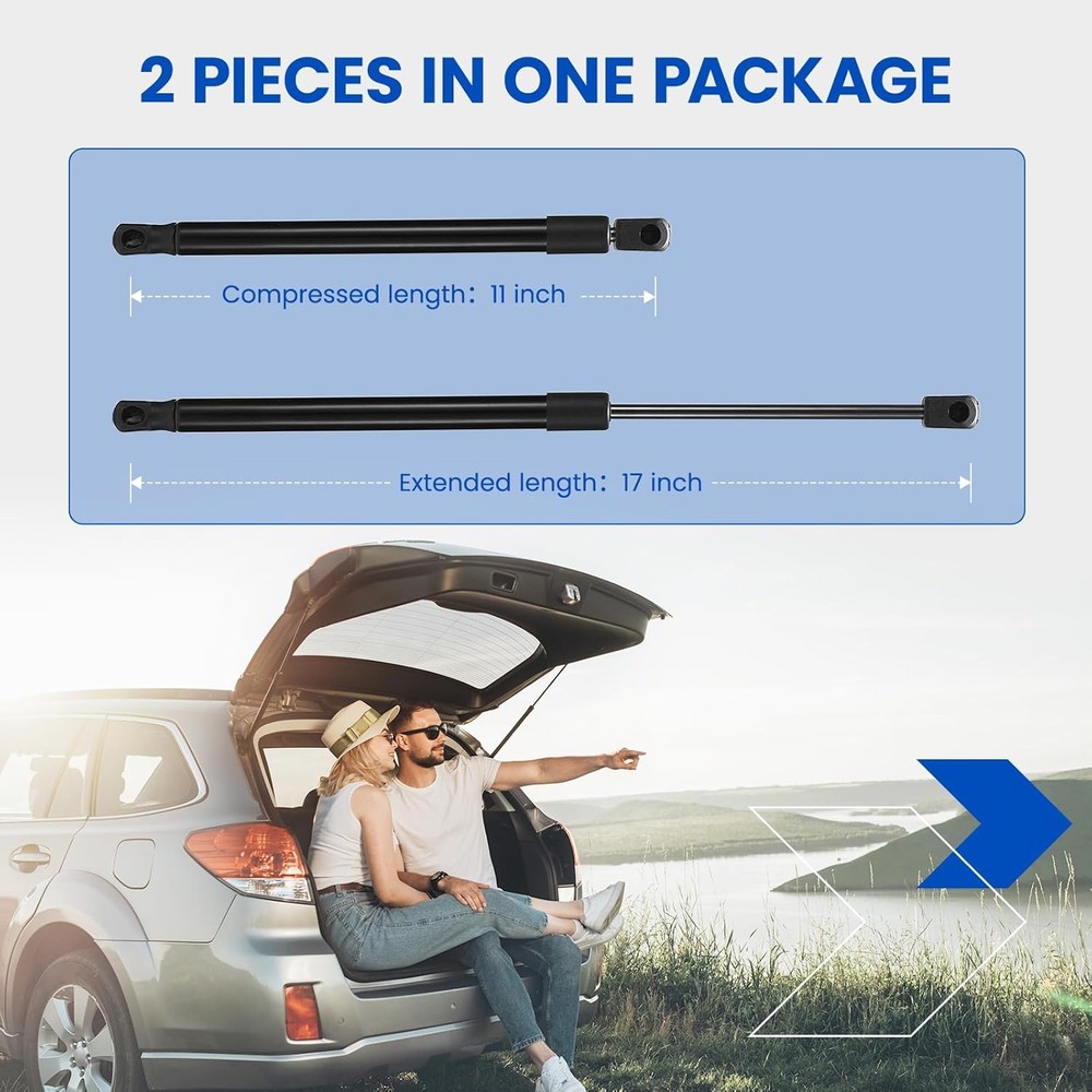 4597 Rear Tailgate Hatch Struts Shock Lift Support Gas Spring Compatible with Sc