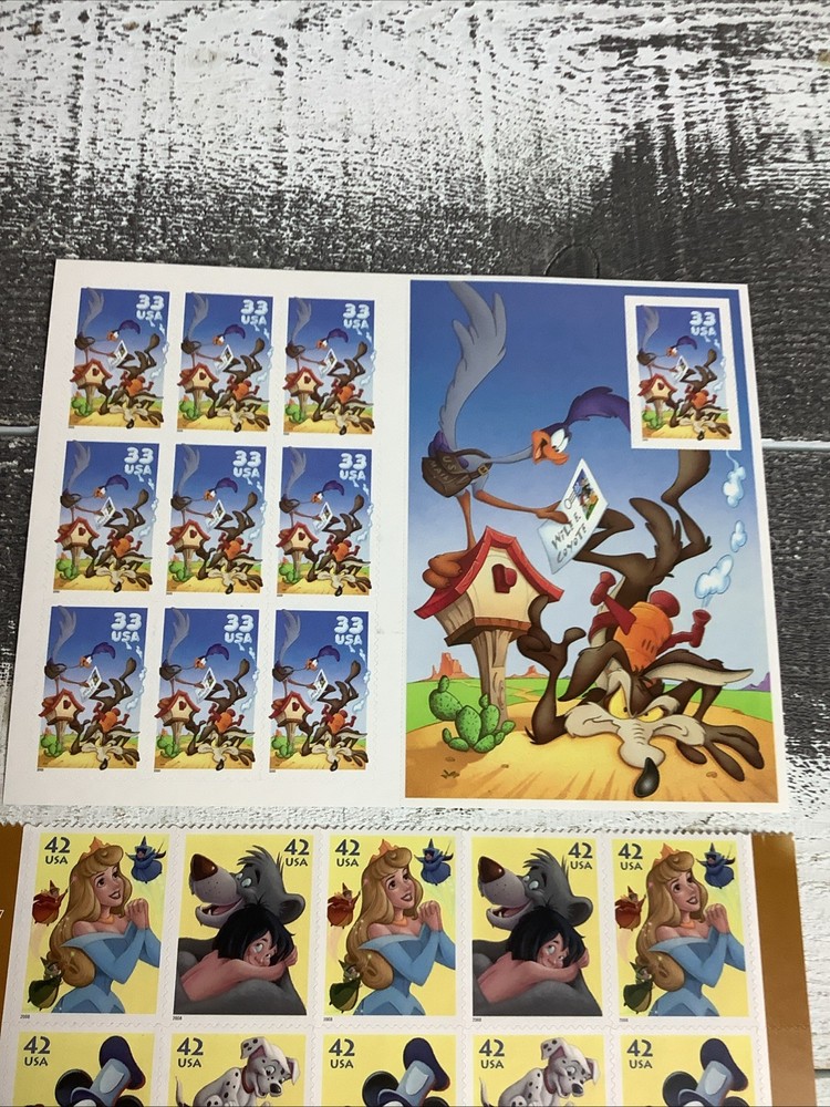 USPS Various Cartoon Stamps