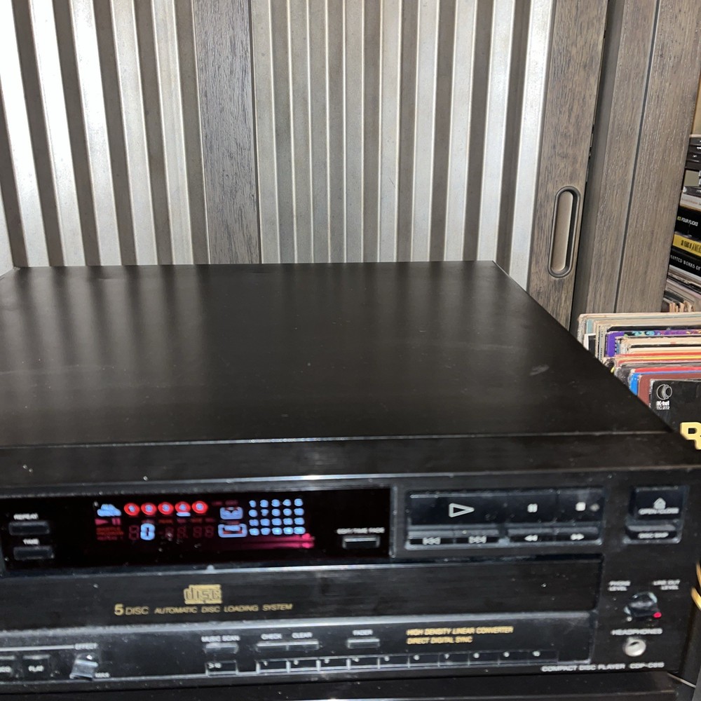 SONY CDP-C615 Home Theater Digital 5 Disc CD Compact Disc Player Tested Read