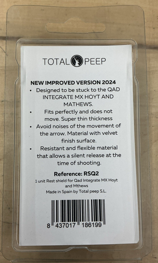 Total Peep Arrow Rest Shield Cover For QAD Integrate MX