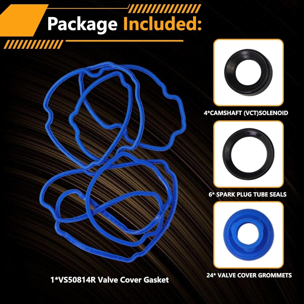 VS50814R Valve Cover Gasket Set Compatible with Ford