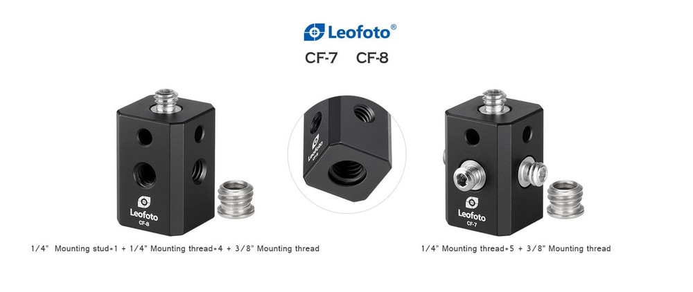 Leofoto CF-8 Tripod Multi-Adapter Post/Block