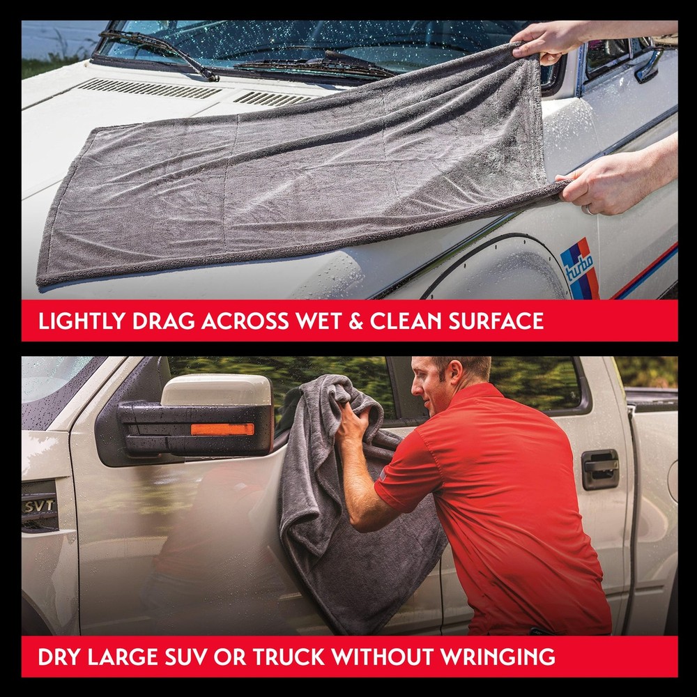 Griot's Garage Extra-Large PFM Edgeless Microfiber Drying Large, Standard