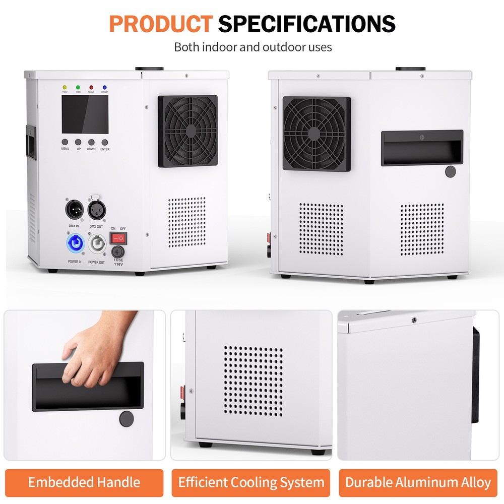 Large 1200W LED Cold Spark Machine Stage Effect DMX Firework Party Wedding Show