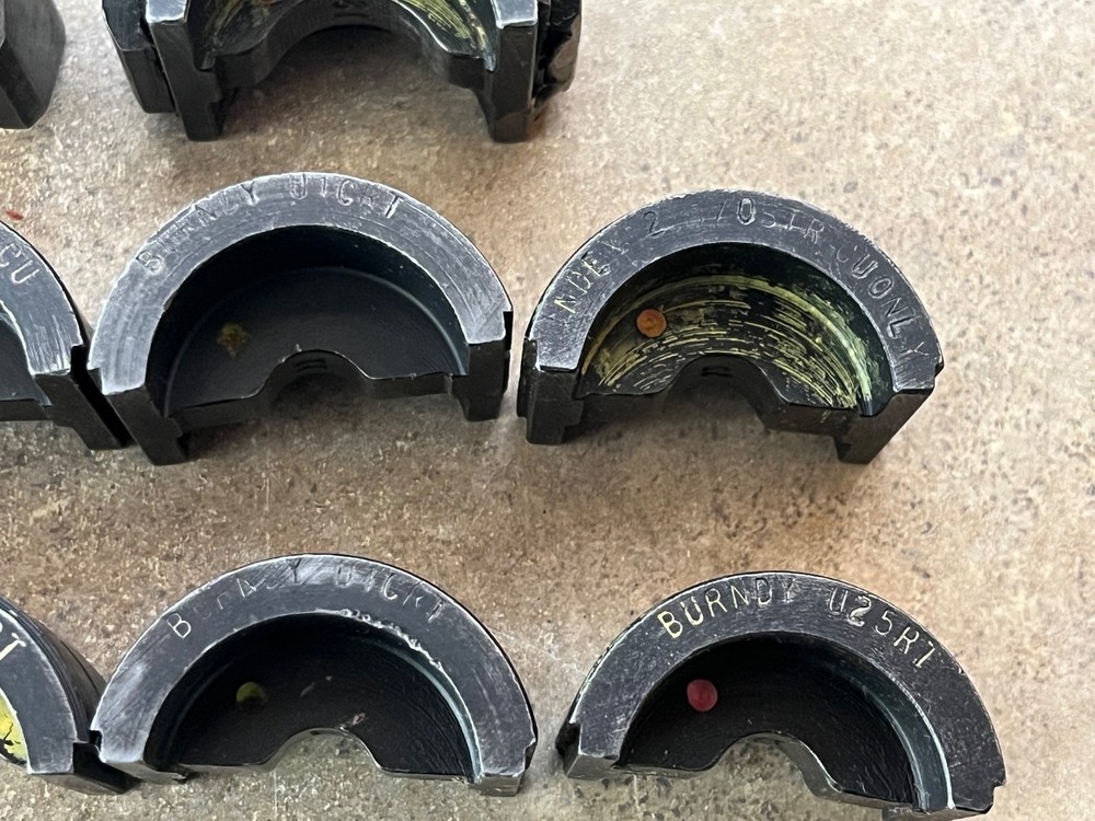 Burndy Die Lot INCLUDING 15500 Adapter