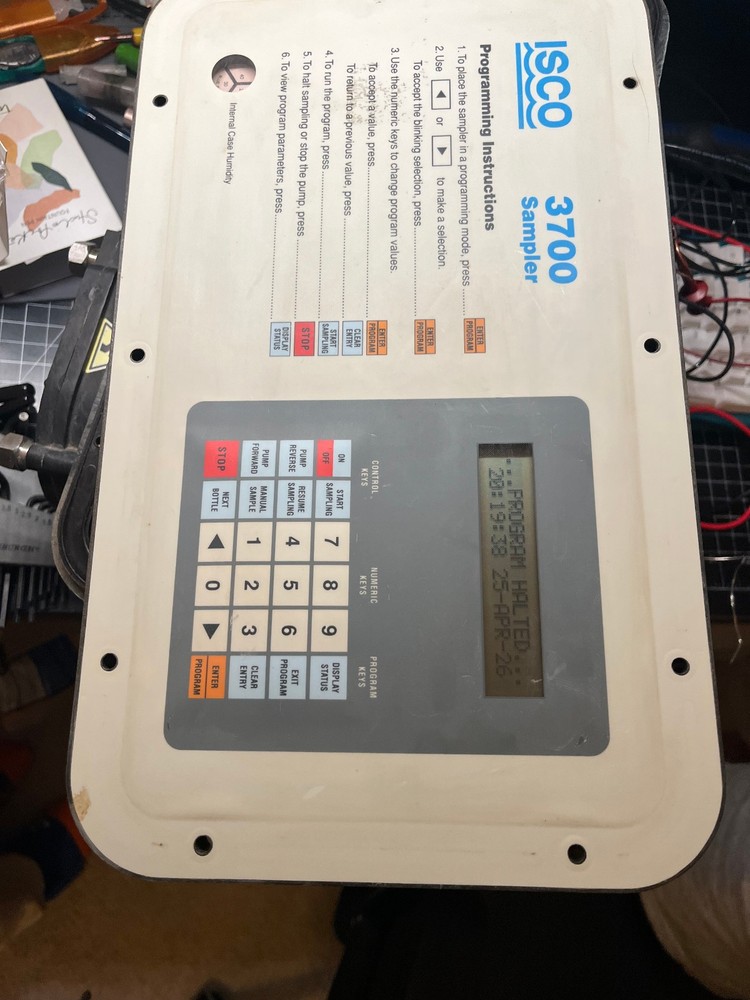 ISCO 3700 Water Sampler Controller 60-3700-4001 Head Only