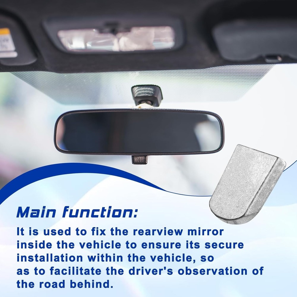 3 Pcs Universal Rear View Mirror Mount, View Mirror Mounting Kit Bracket