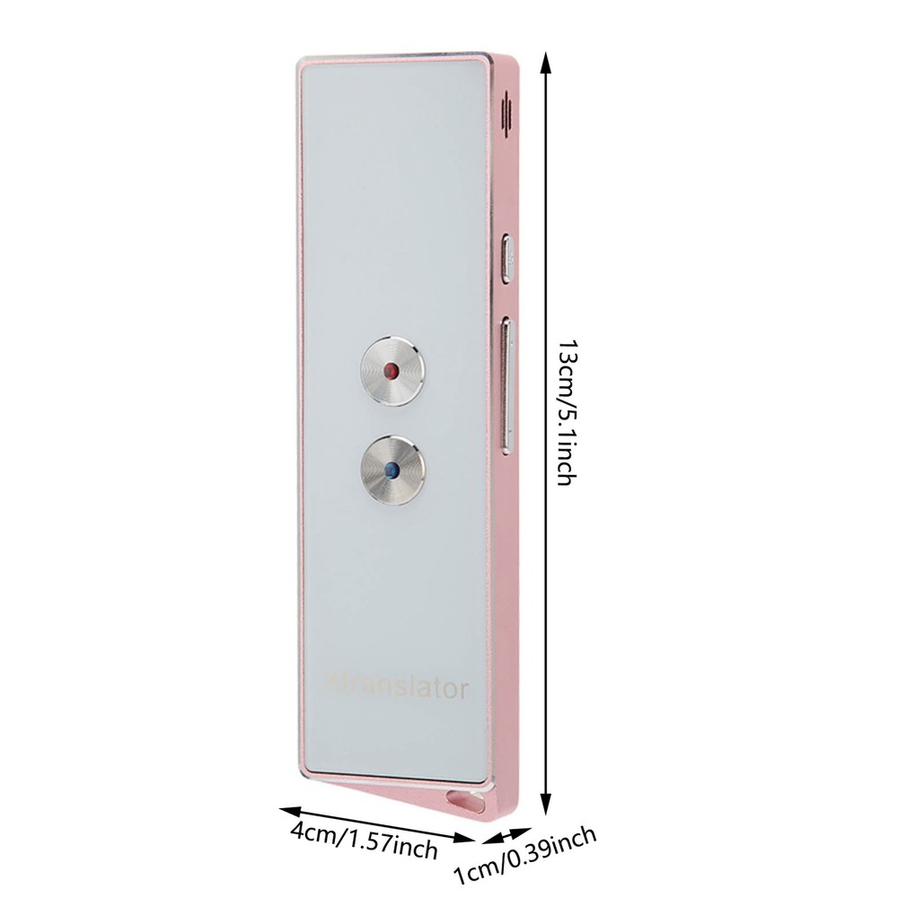 Multi Language Portable Smart Voice Translator Aluminum Alloy Shell Wireless