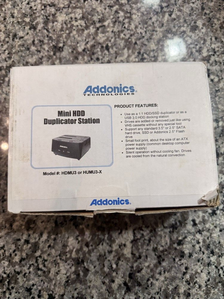 Addonics Technologies Mini HDD Duplicator Station Model# HDMU3
