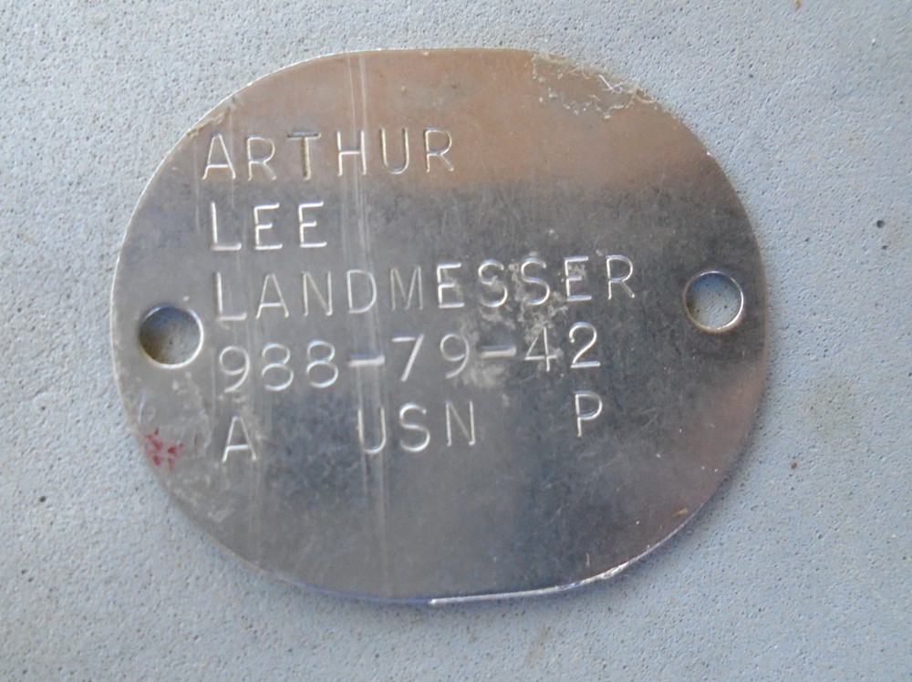 US Navy dog tag