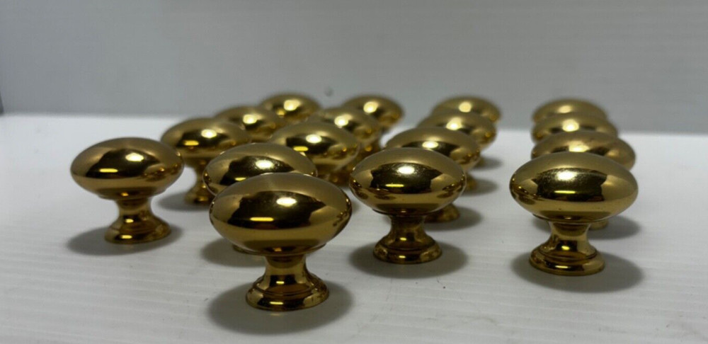 Amerock Allison Solid Brass 1 1/4”Round Cabinet Pull Knob BP530233 hardware