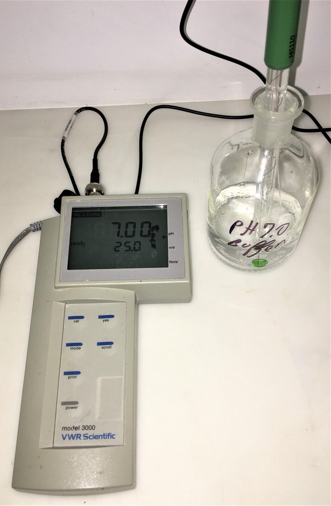 VWR 3000 Portable pH Meter with New Electrode