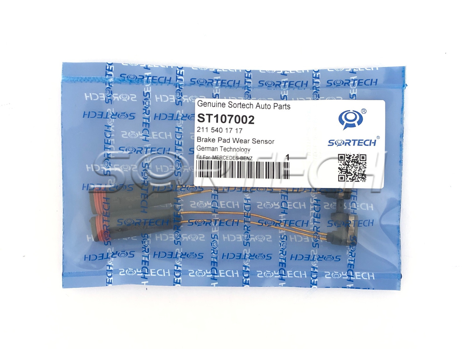 2PCS Brake Pad Wear Sensor for Mercedes 2115401717 2205400617 2205400717 W212