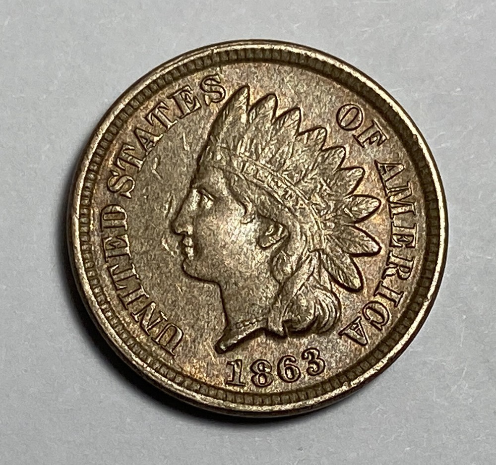 1863 Indian Head Cent Uncirculated