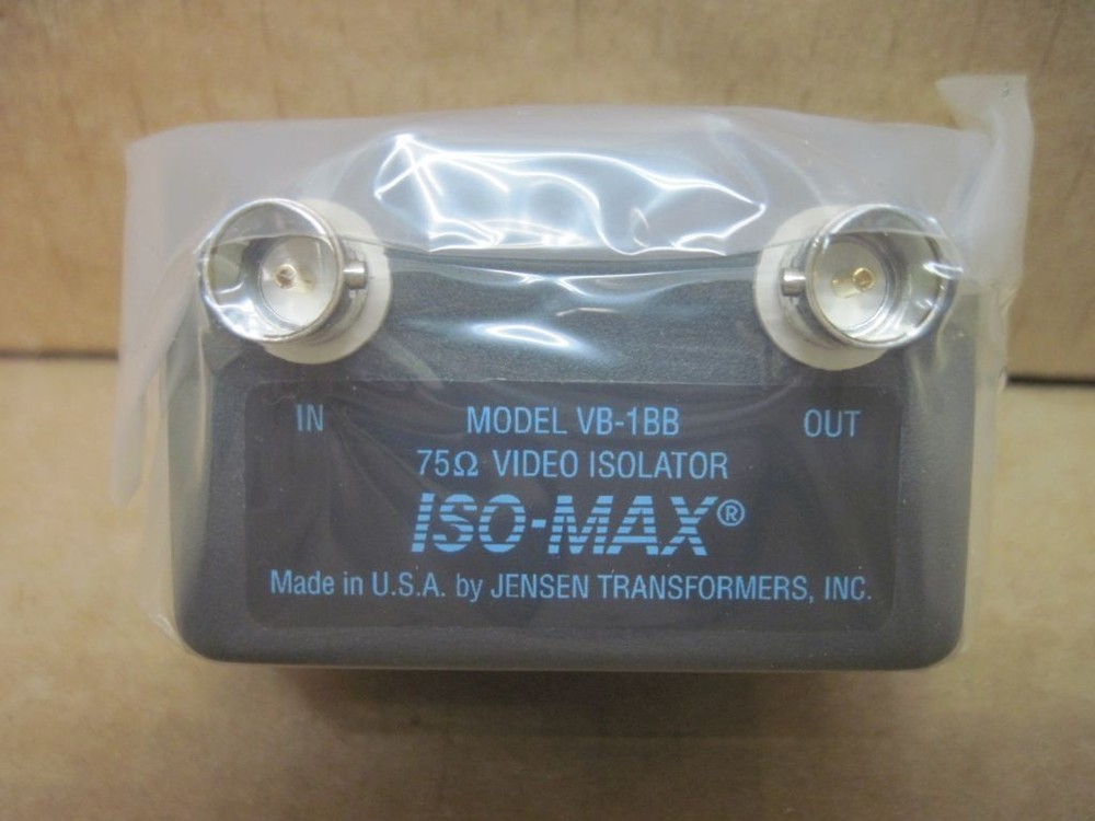 Jensen Transformers inc. ISO-MAX VB-1BB 75 Ohm Composite Video Isolator