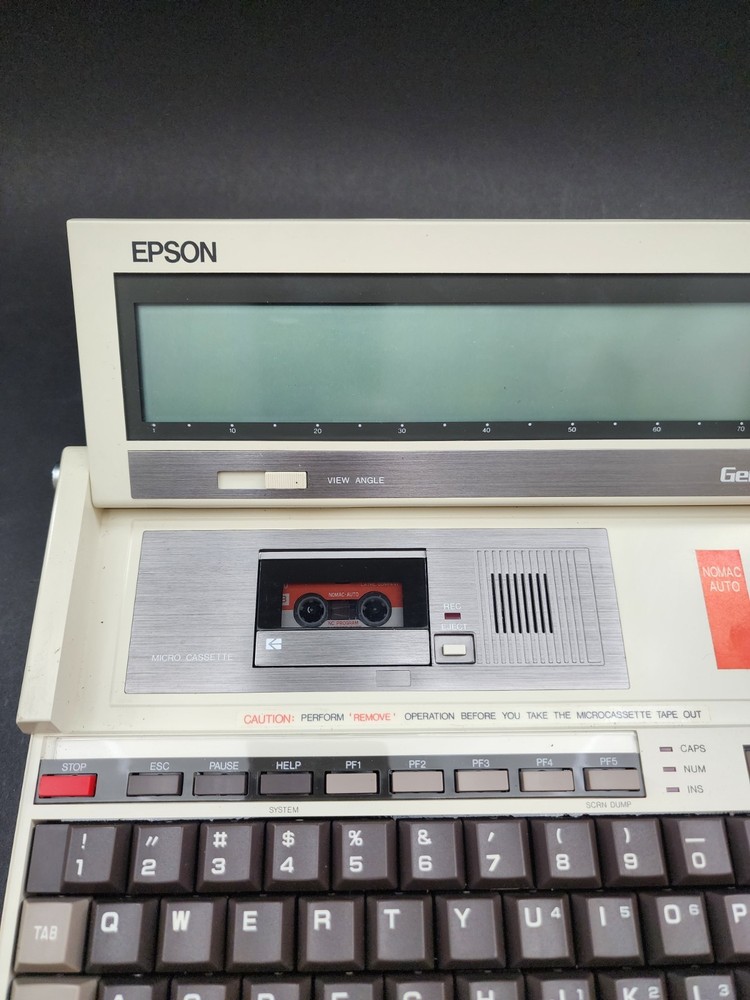 Epson PX-8 Geneva Vintage Laptop Computer Untested