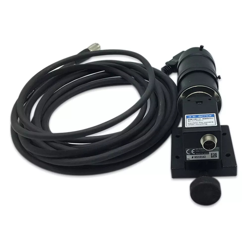 Keyence CV-200M Charge-Coupled Device Camera | 1/3" CCD Sensor, C-Mount Lens