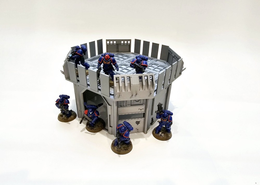 3d Printed Terrain. Forward Command Outpost Great For Warhammer 40K Or Kill Team
