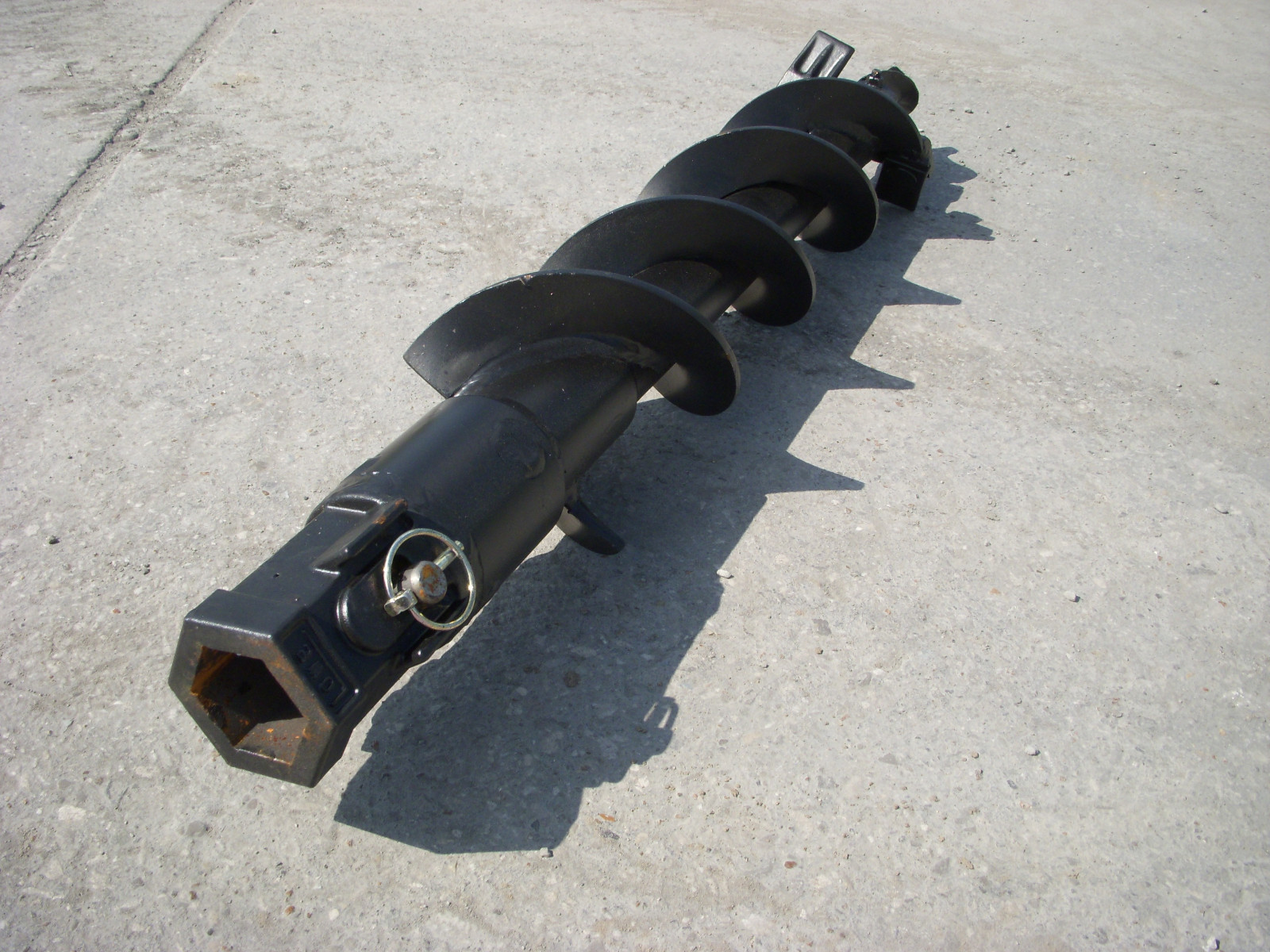 Lowe SQ-6-3 Skid Steer Auger Bit 6" Diameter, 2-9/16" Round Drive, 36" Tall