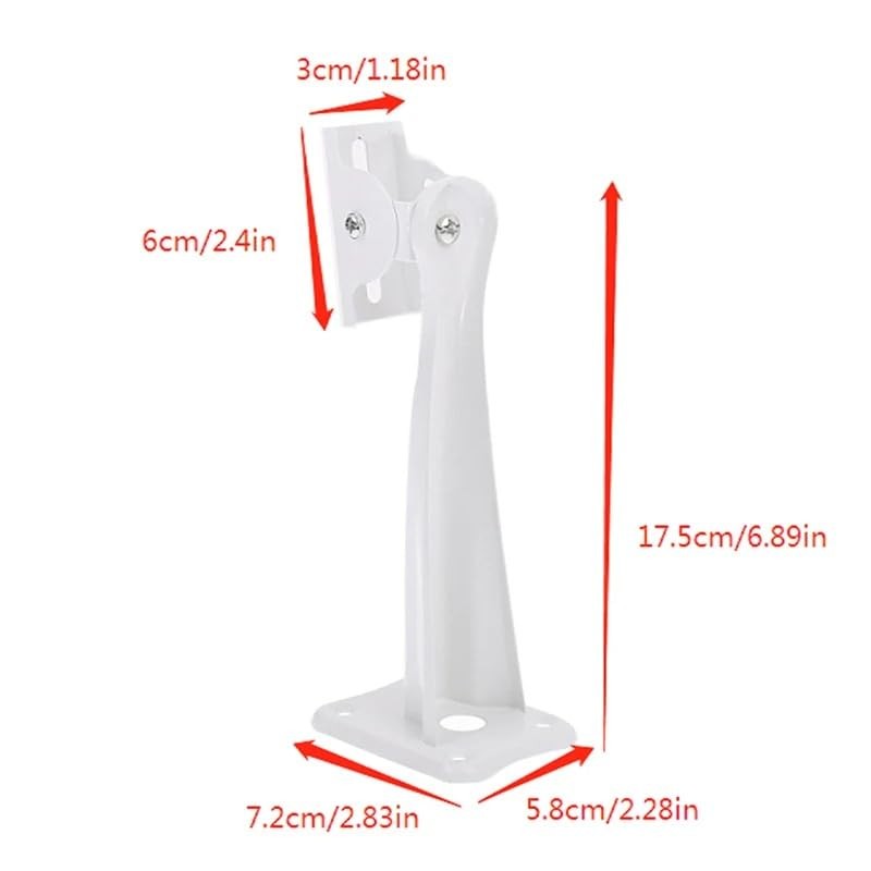 3-Pack CCTV Security Camera Mount Bracket Kit, Indoor Outdoor Wall Ceiling