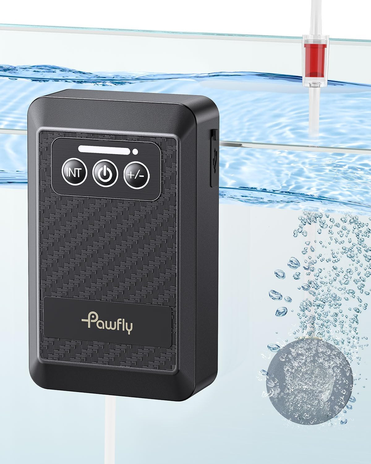 Pawfly Ultra Quiet Live Bait Aerator USB Rechargeable Battery Air Pump 5-100 New