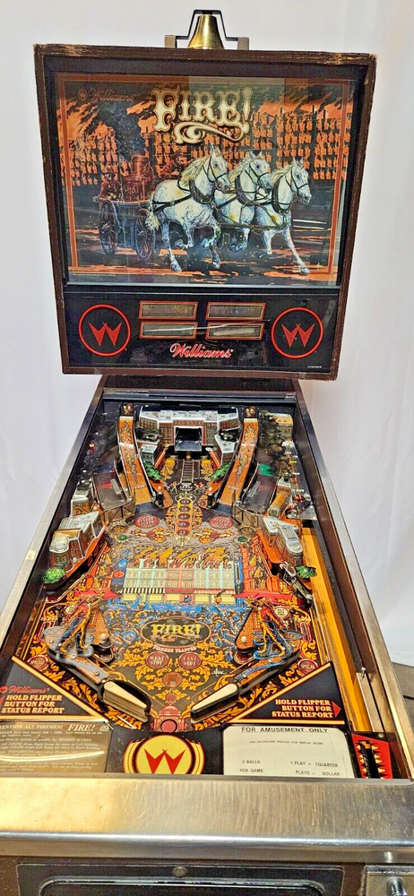 Fire! Pinball Machine Williams (1987) - 3527