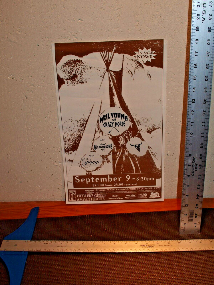 Neil Young & Crazy Horse Vintage Poster