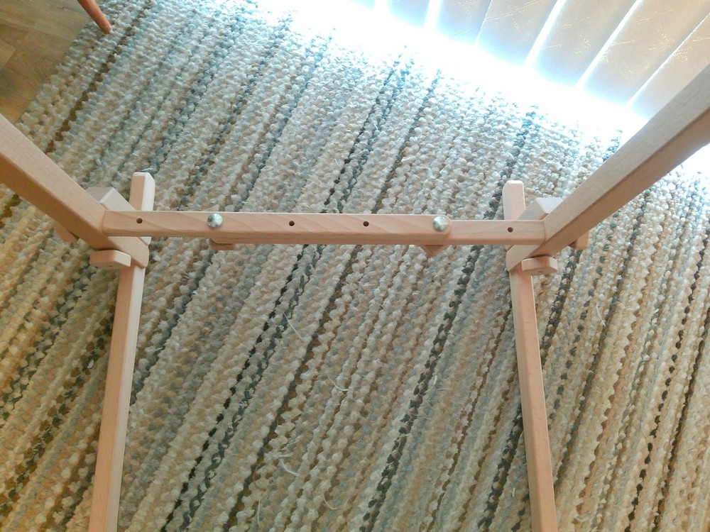 Embroidery / Cross Stitch Floor Stand with Two Scroll Frames 16" & 22"