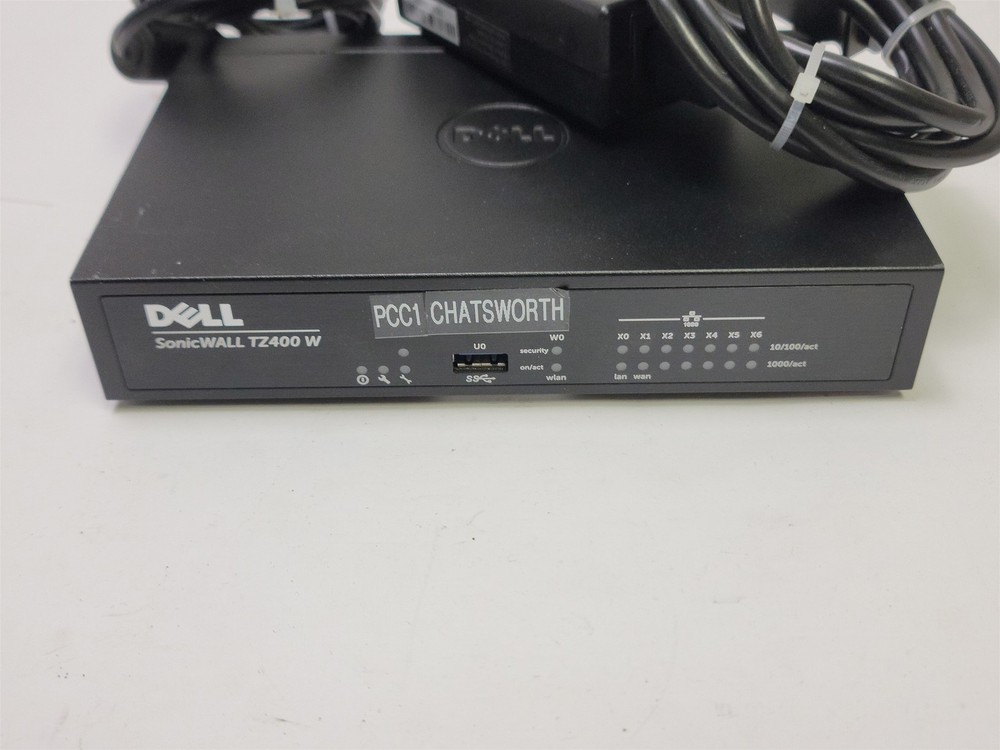 Dell SonicWALL TZ400 W Firewall w/ power adapter