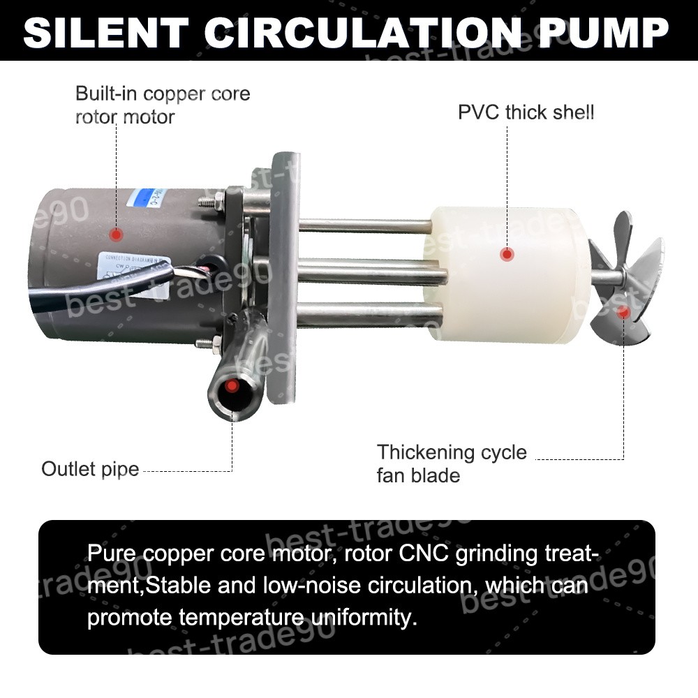 6L High-Temperature Circulating Oil Bath High Precision Thermostatic Circulator