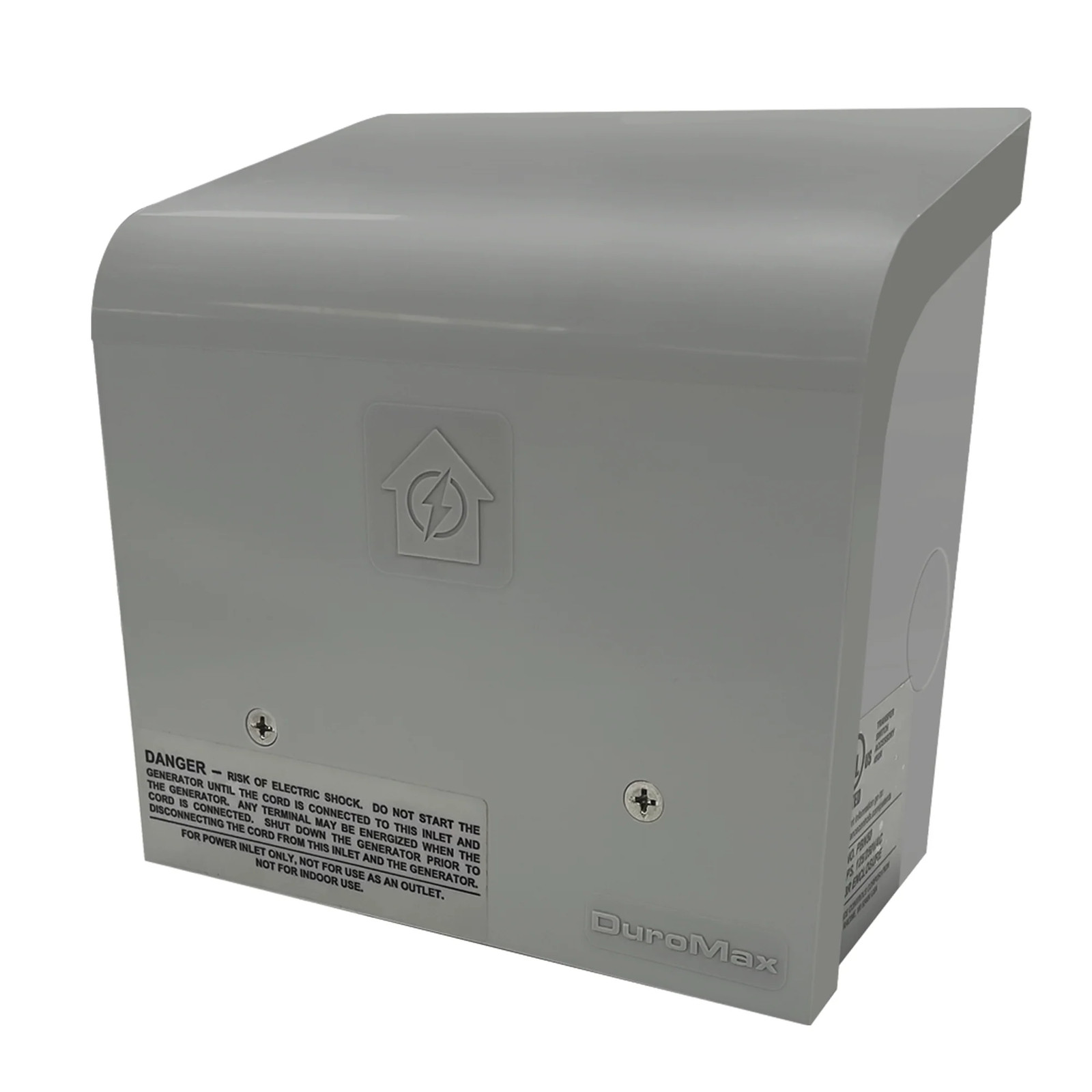 DuroMax XP50PBN 50-Amp 12,500-Watt Non-Metallic Power Inlet Box