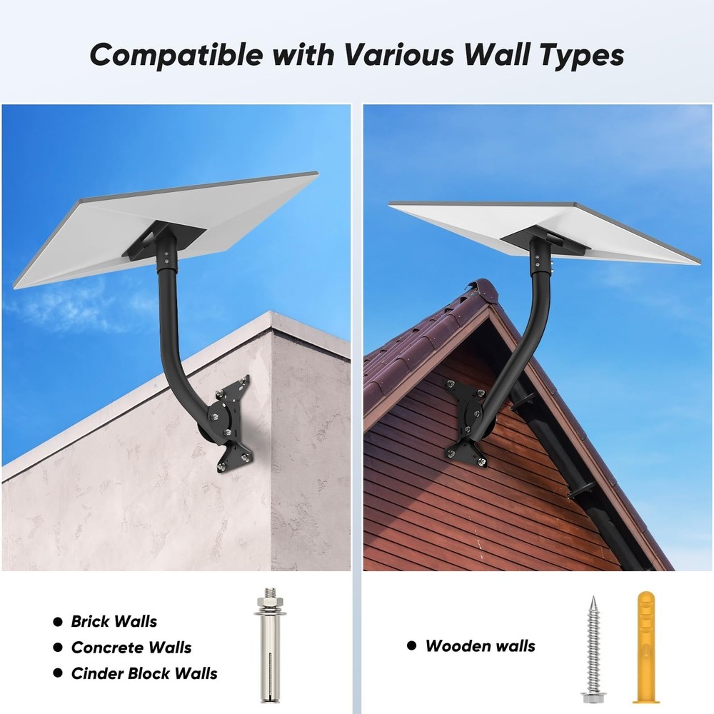 for Starlink Gen 3 Mount, Angle Adjustable Mounting Kit Compatible Starlink V...