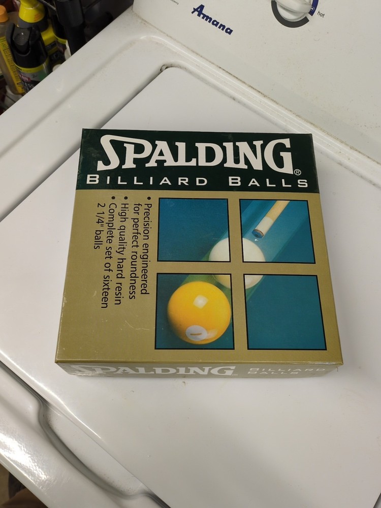 VINTAGE BILLIARD POOL BALLS COMPLETE SET 16pc. Unknown Brand