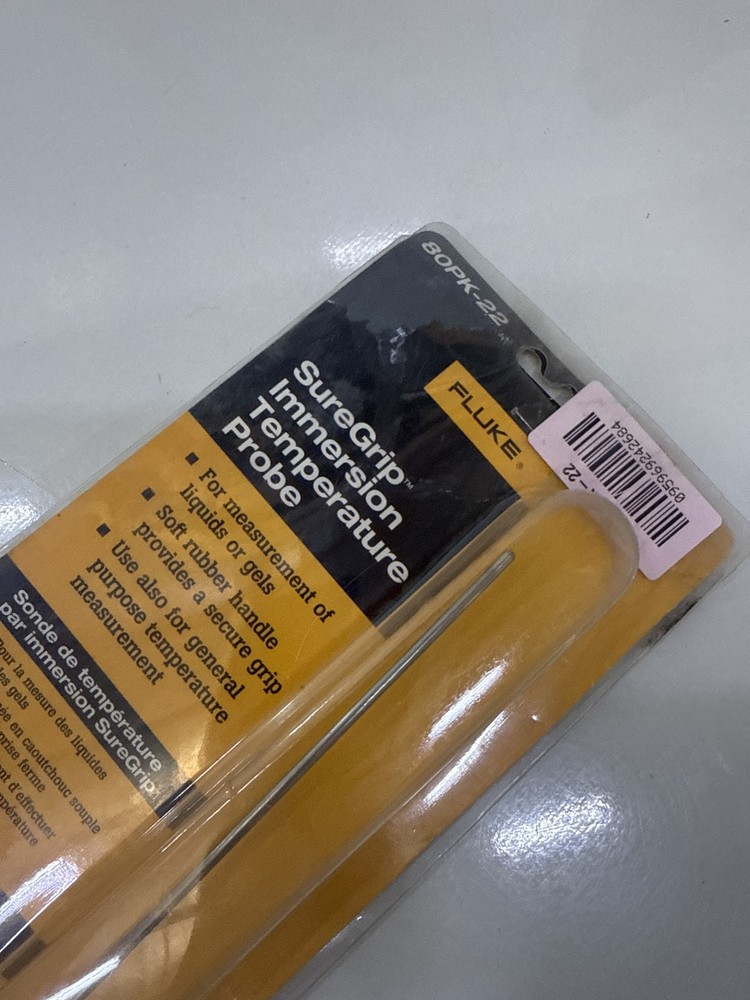 New FLUKE 80PK-22 SureGrip Immersion Temperature