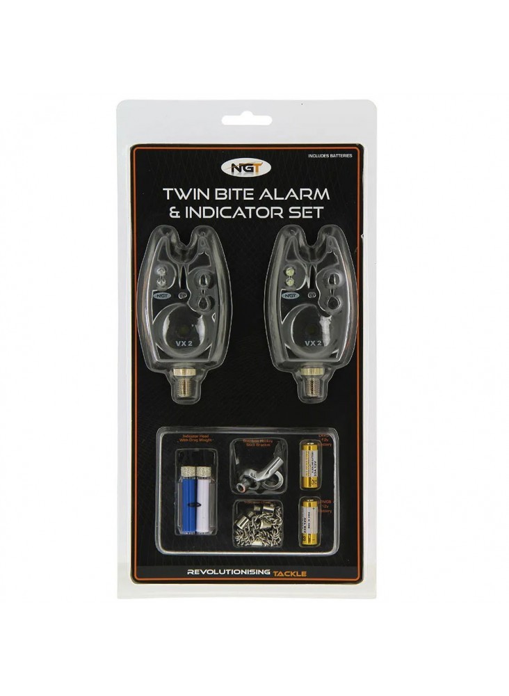 Fishing Bite Alarm set NGT VX2 Set