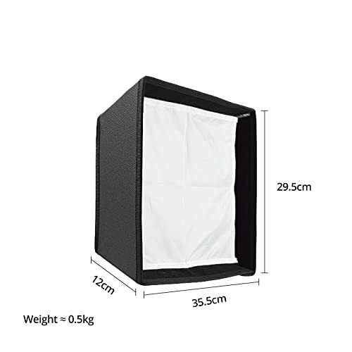 35.5cm x 29.5cm LED Video Light Diffuser with Honeycomb Grid LED Panel Lights
