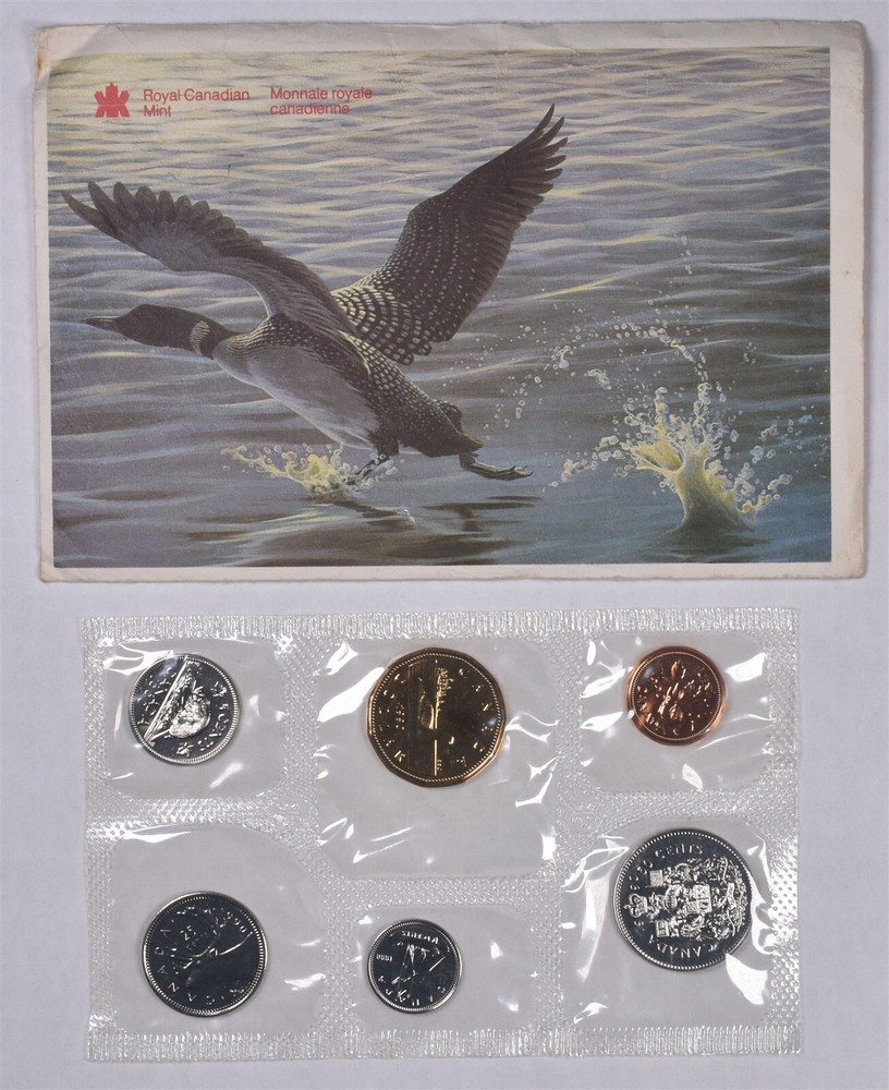 1990 Canada 6 Coin Uncirculated Set With Envelope