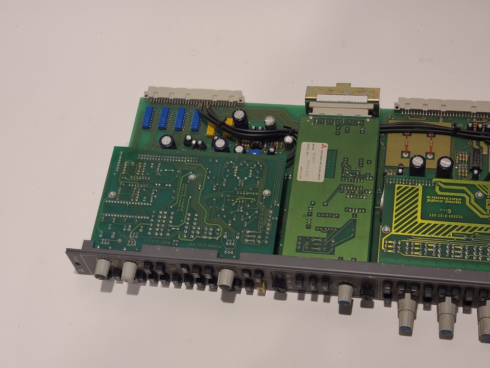 Mitsubishi Westar Quad Eight Diff Mic Pre Parametric EQ Channel Strip Untested